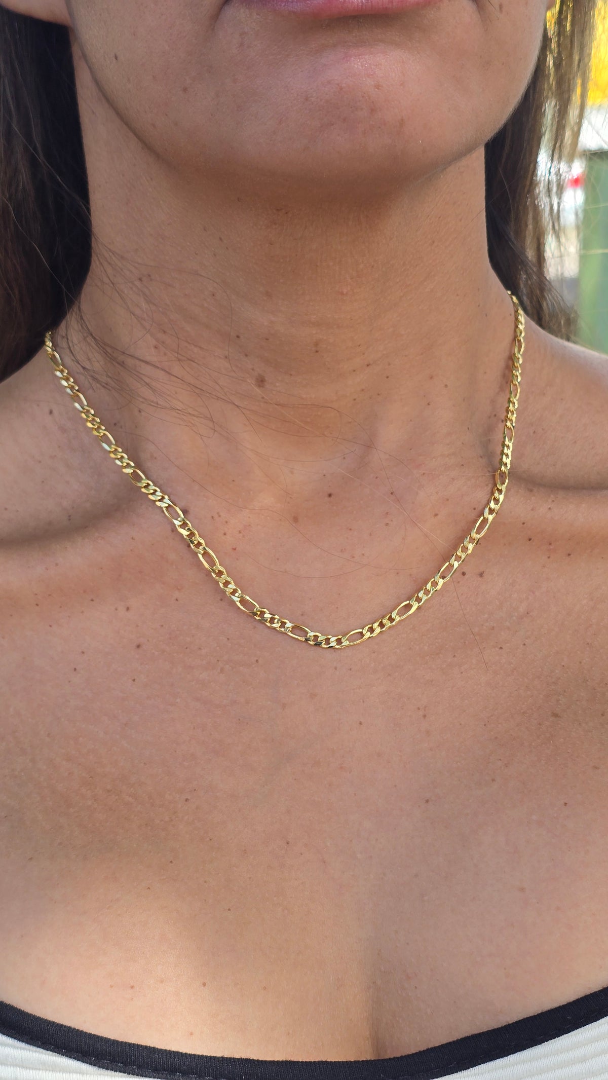 Colar 3X1 4mm Banhado a Ouro 18k 50cm
