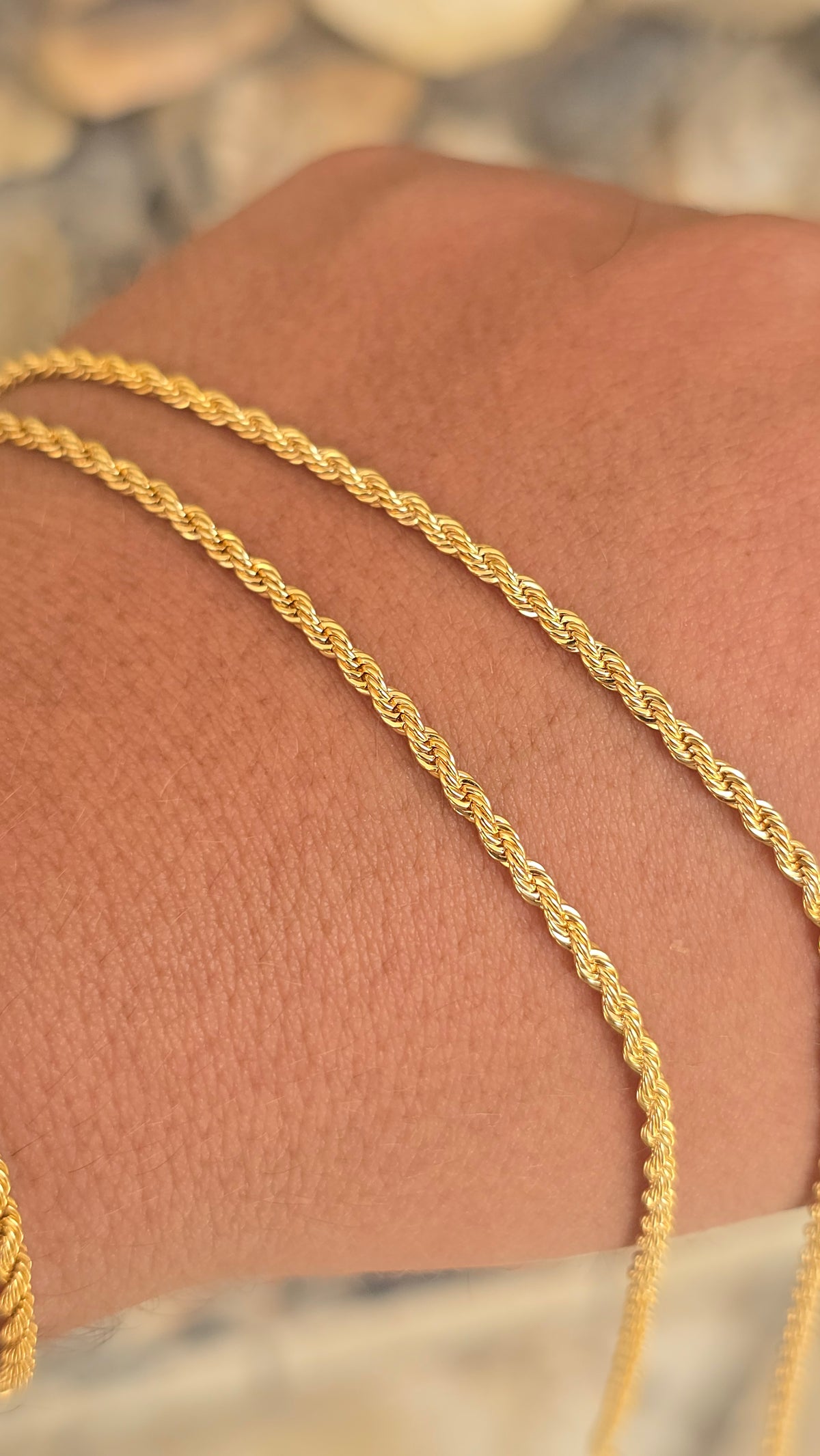 Corrente Baiana 2,5mm Banhada a Ouro 18k