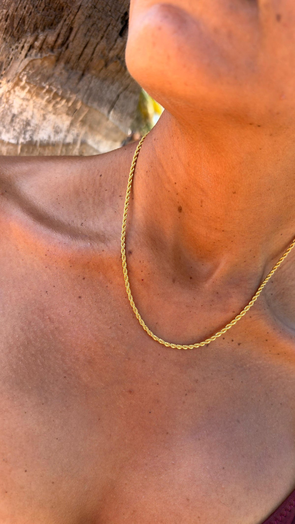 Colar Baiana 2,5mm Banhado a Ouro 18k