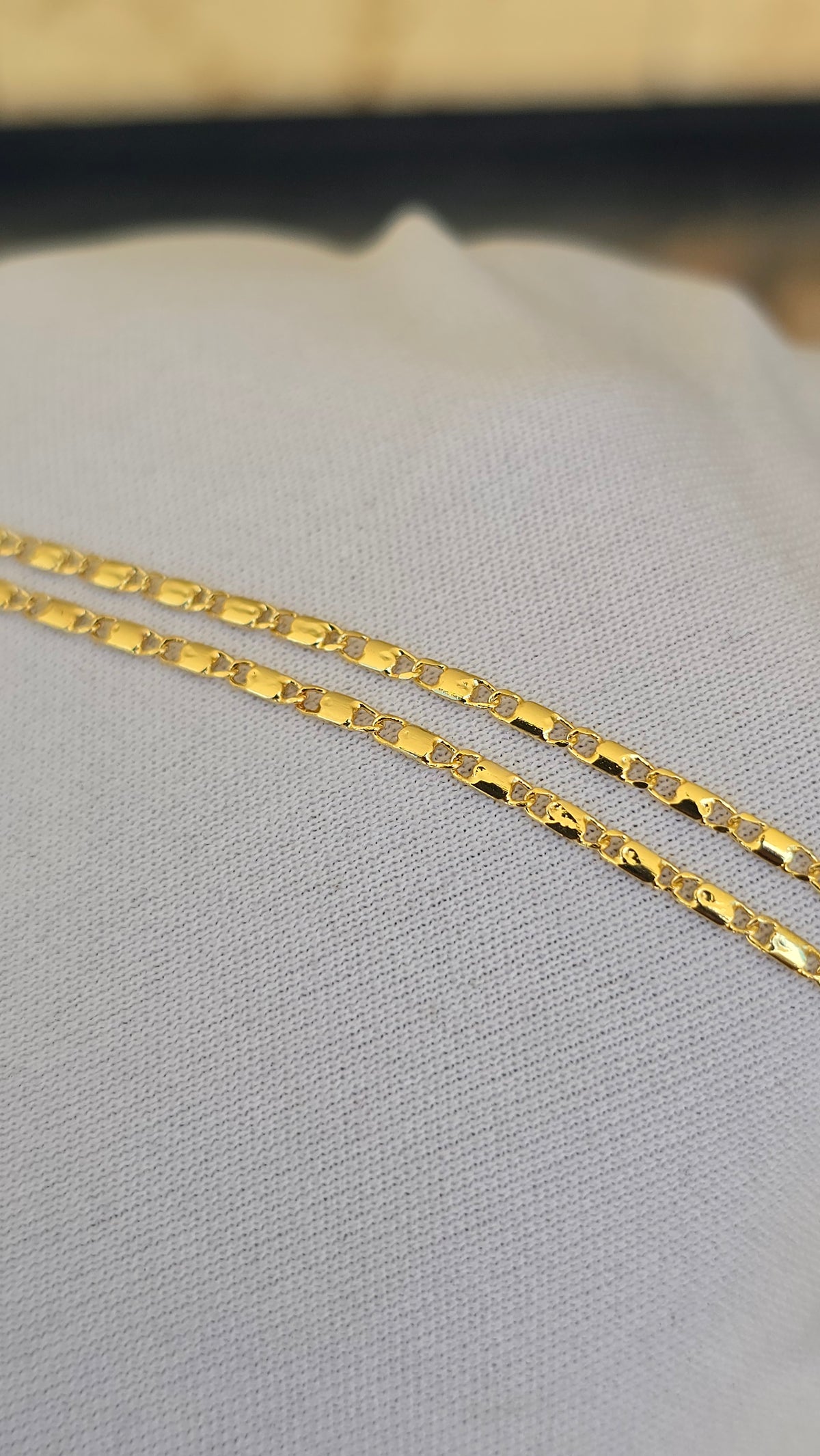 Corrente Oitinho 1,8mm nossa Senhora Banhada a Ouro 18k