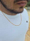 Corrente Tijolinho 4mm Banhado a Ouro 18k
