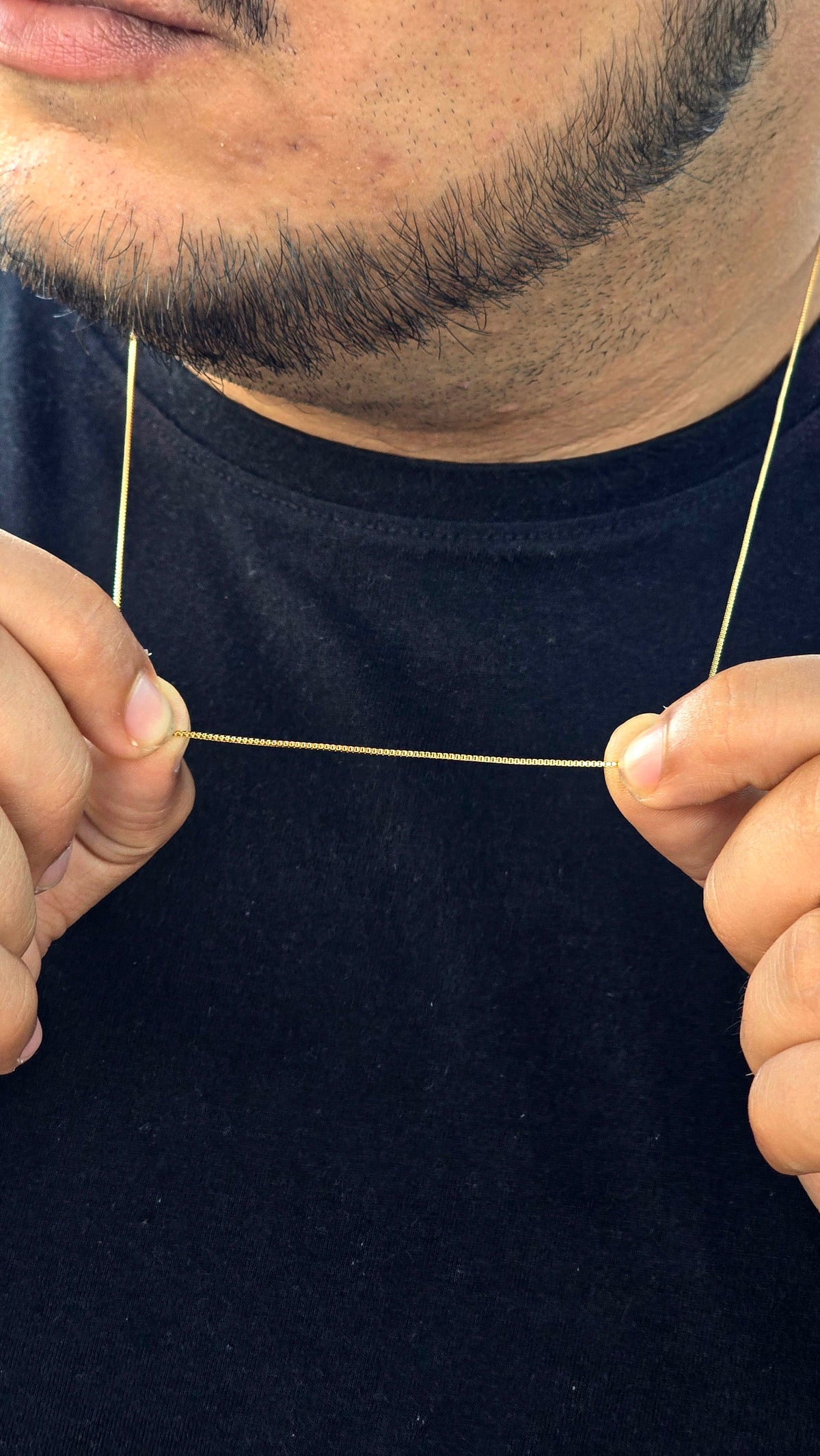 Corrente Veneziana Banhada a Ouro 18k
