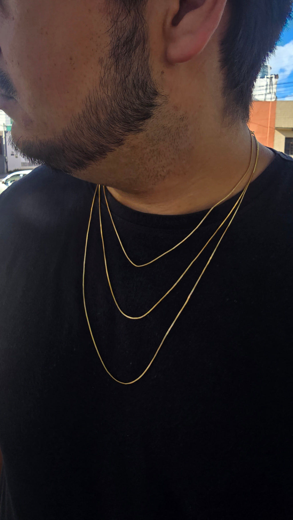 Corrente Veneziana Banhada a Ouro 18k
