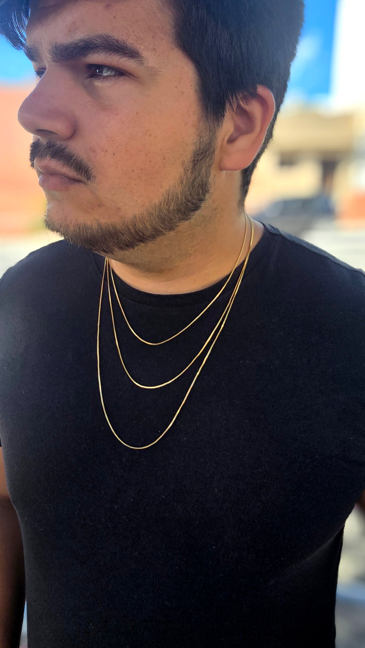 Corrente Veneziana Banhada a Ouro 18k