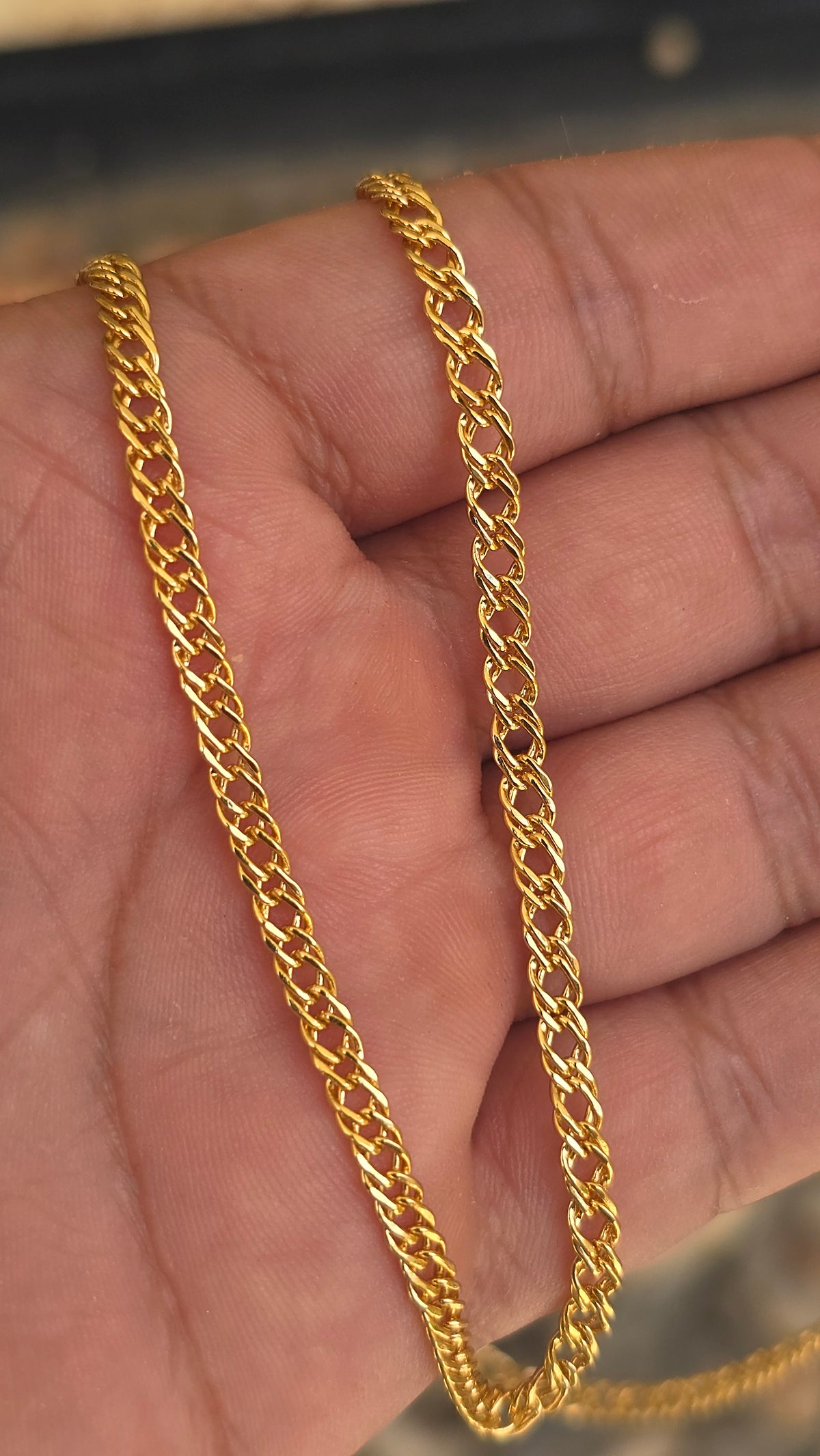 Grummet Tripla 3,7mm Banhado a Ouro 18k
