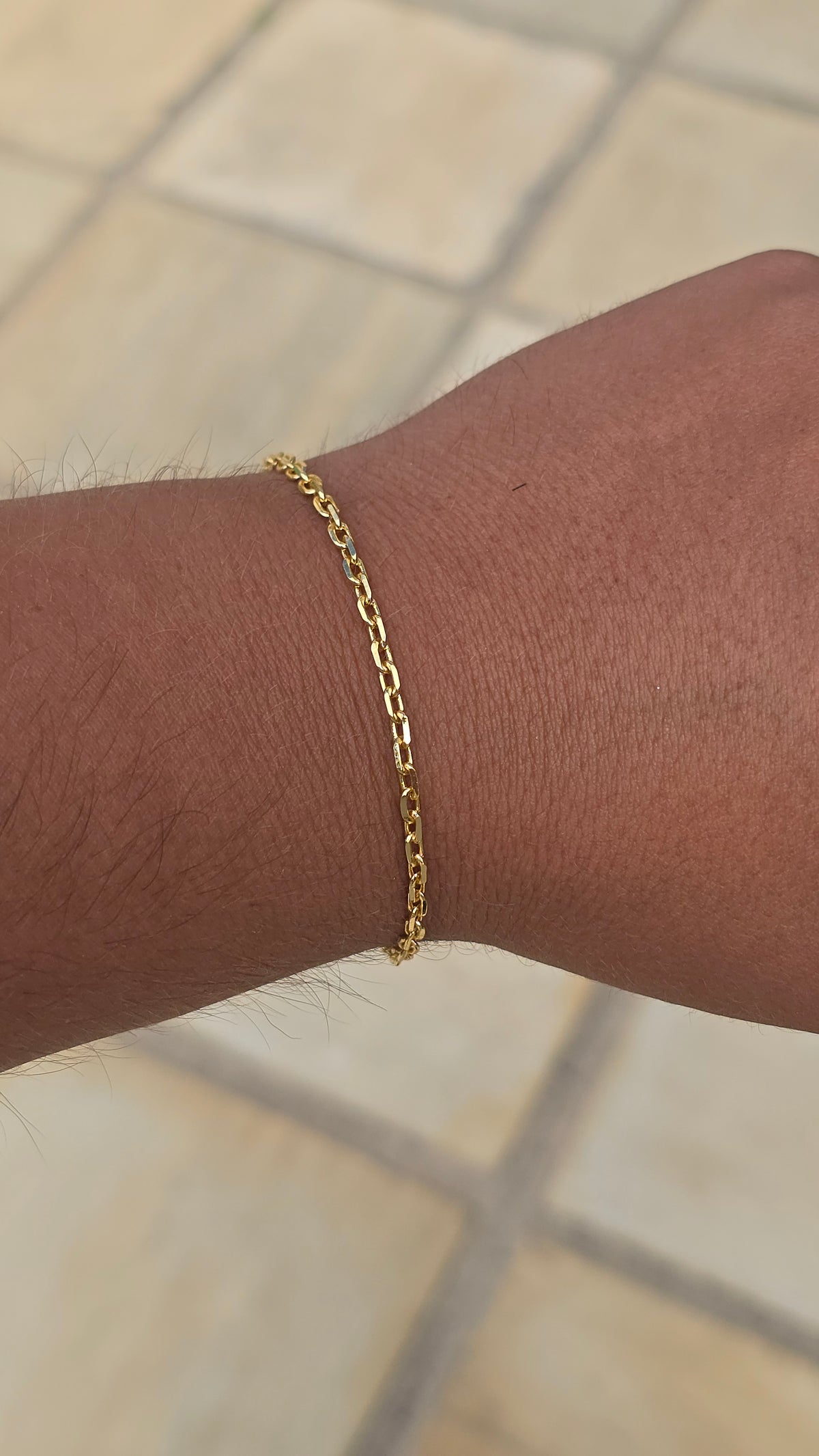 Kit Cadedo 3mm (Corrente + Pulseira + Pingente) Banhado a Ouro 18k