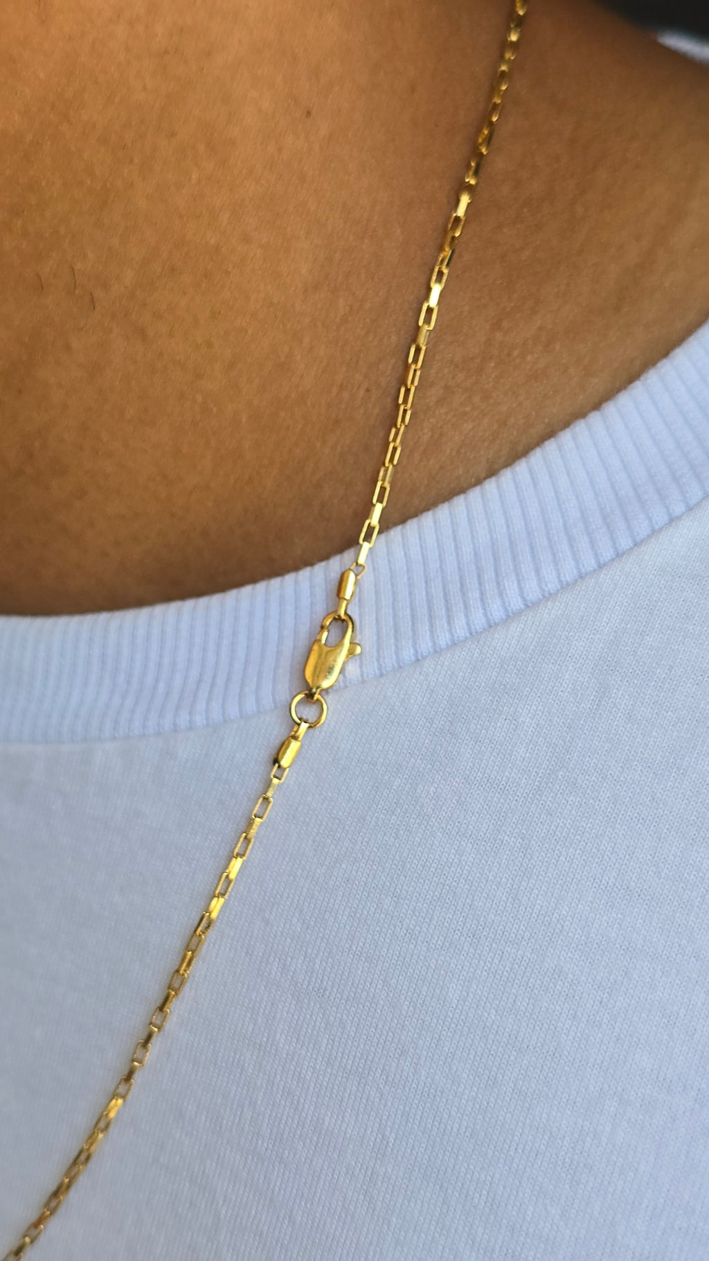 Corrente Tijolinho 1,5mm Banhado a Ouro 18k
