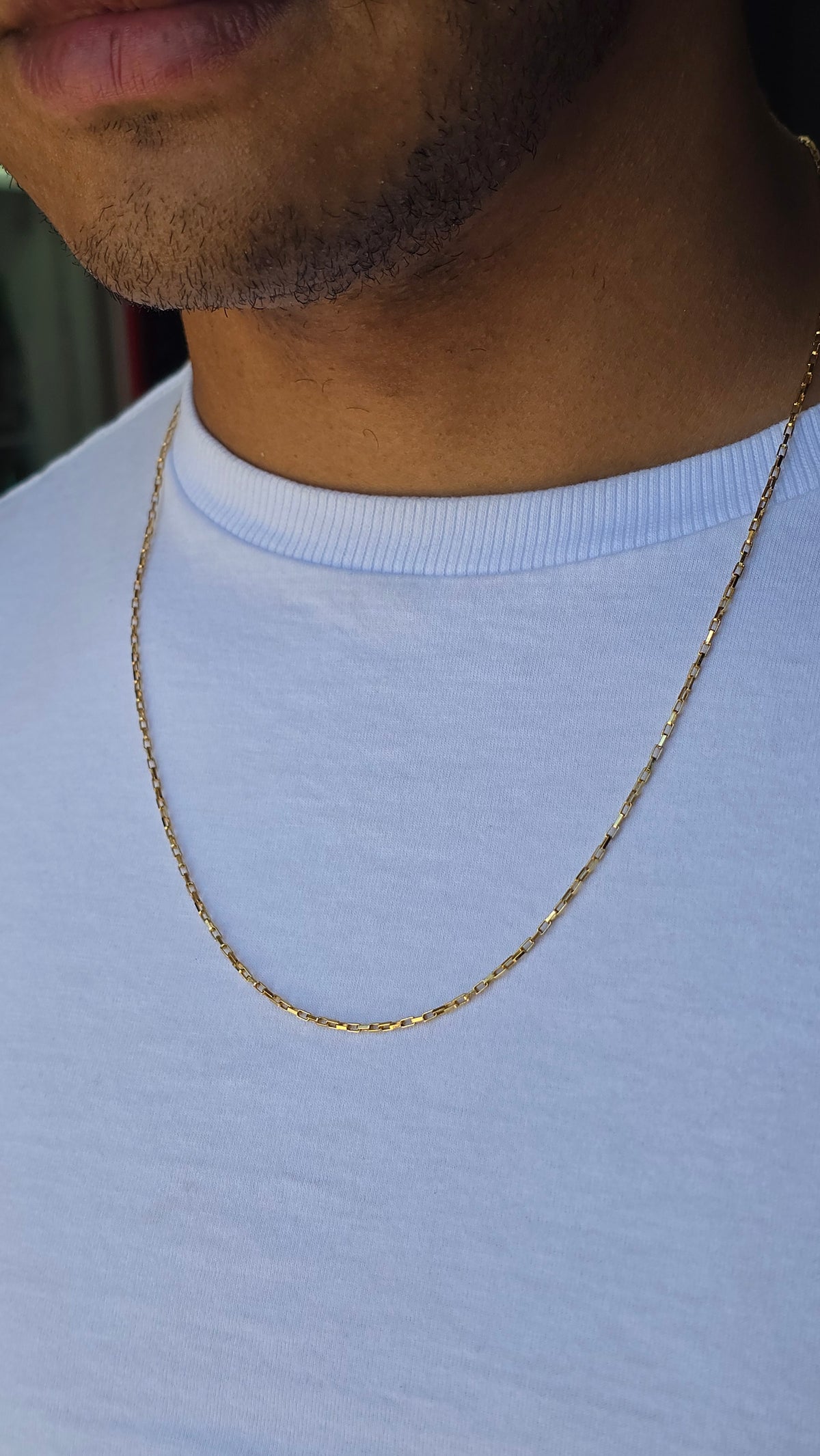 Corrente Tijolinho 1,5mm Banhado a Ouro 18k