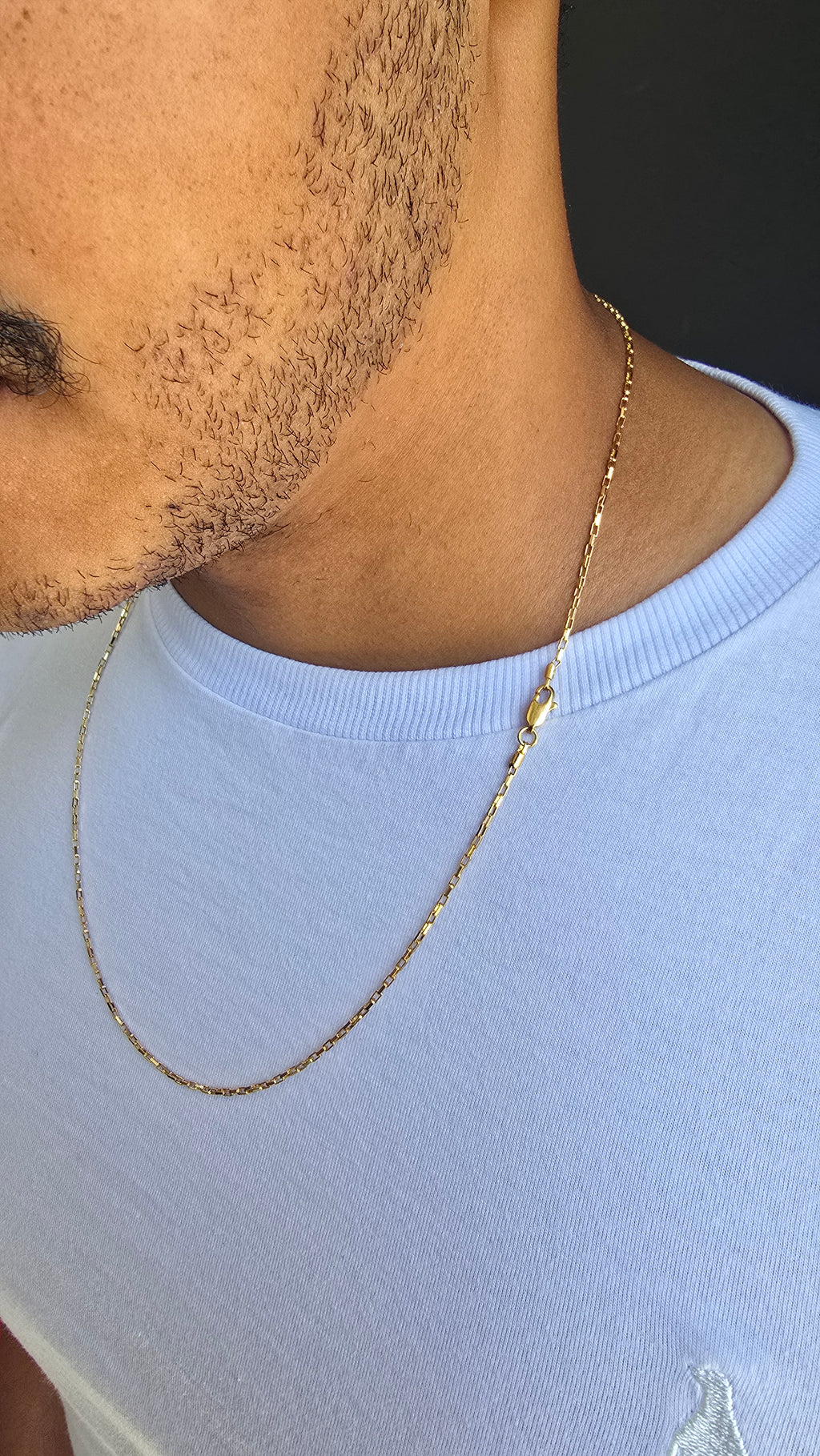 Corrente Tijolinho 1,5mm Banhado a Ouro 18k